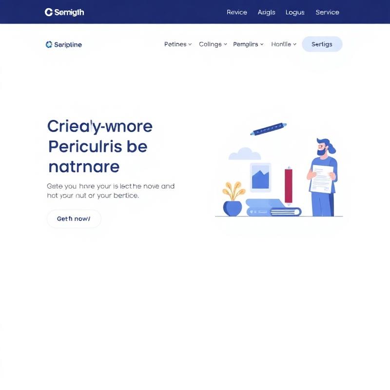 Landing page dla usługi premium